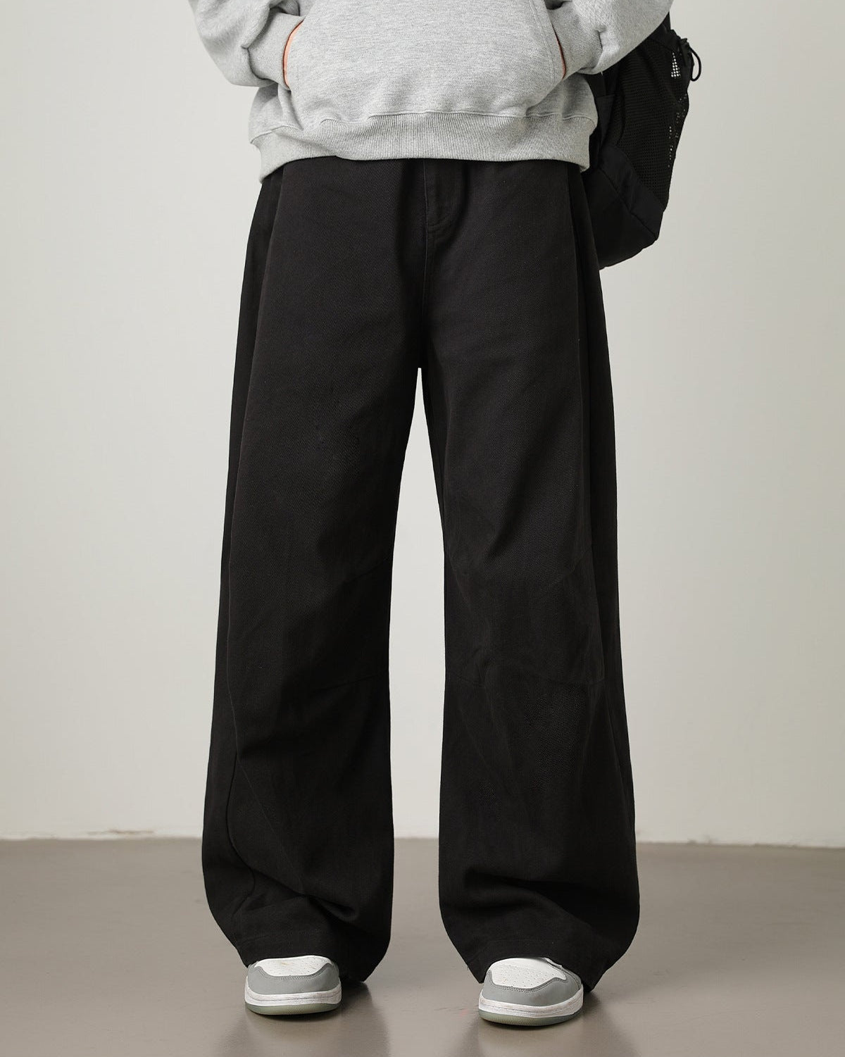 Wide-Leg Utility Trousers
