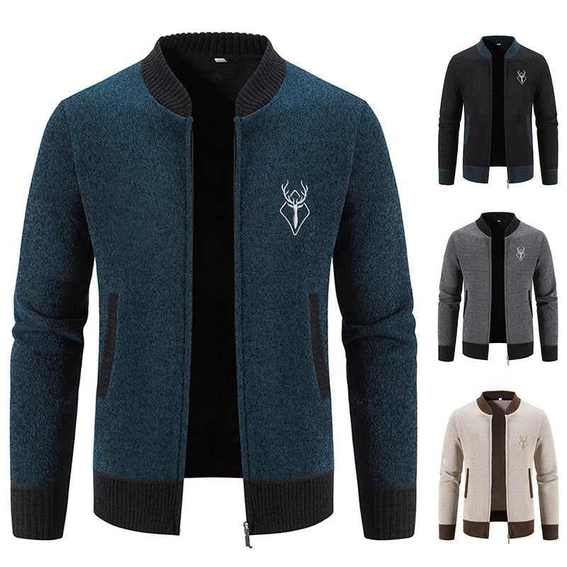 Knitted Men's Cardigan