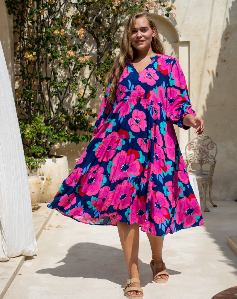 Elena™ - Elegant floral dress