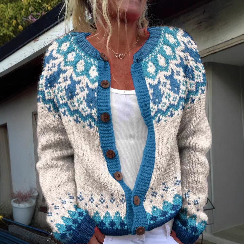 Patricia | Vintage Icelandic Handcrafted Cardigan