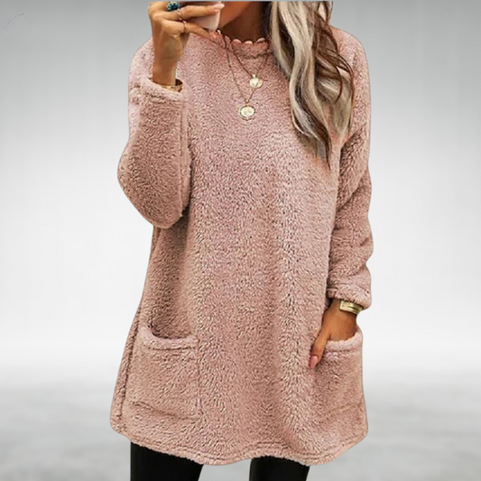 Nora | Fleece Sweater with Pockets