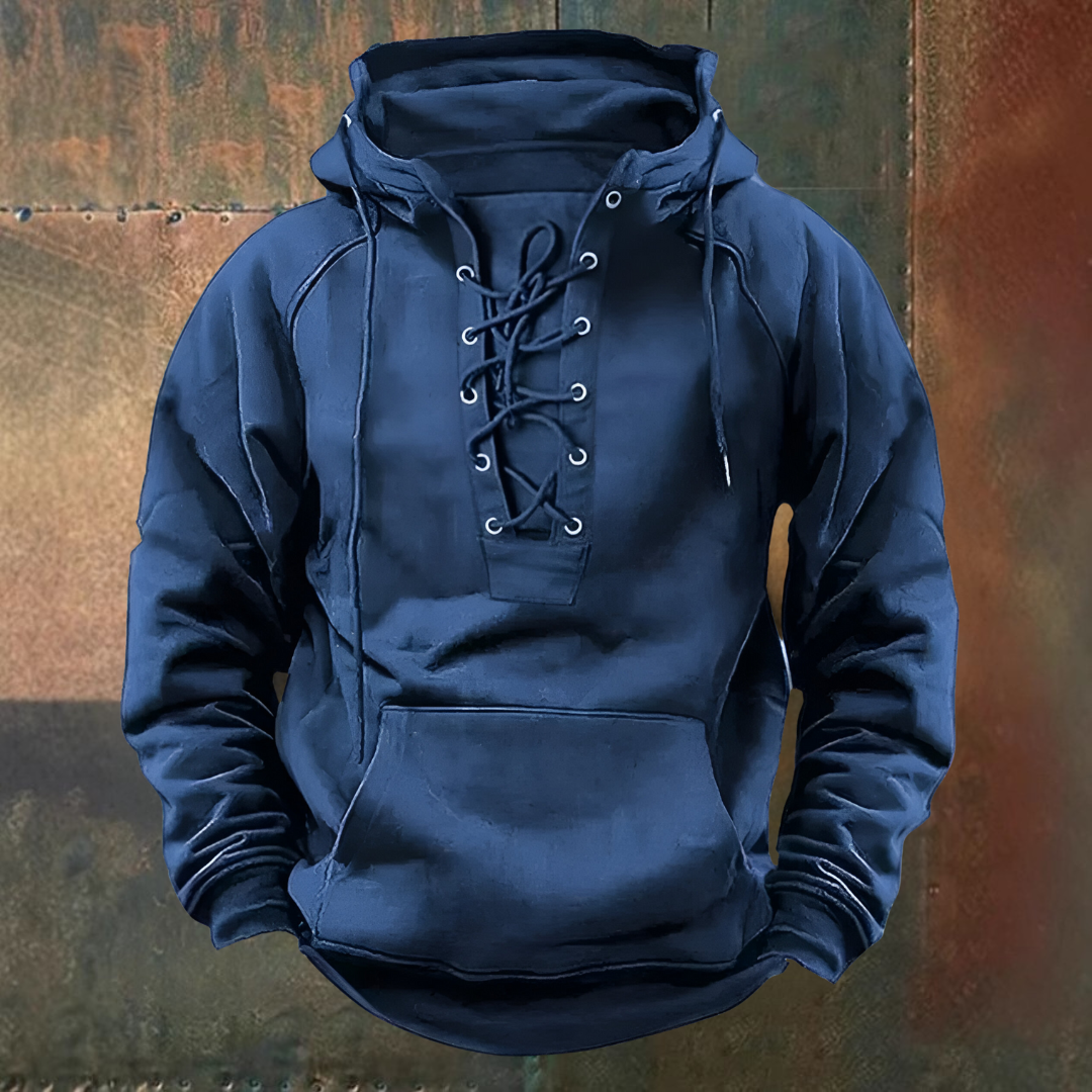 Louis™ | Heritage Lace-Up Hoodie