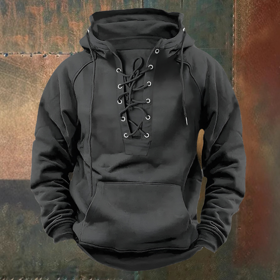 Louis™ | Heritage Lace-Up Hoodie