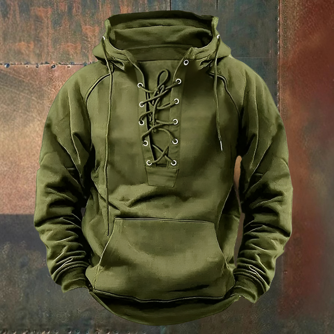 Louis™ | Heritage Lace-Up Hoodie
