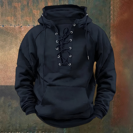 Louis™ | Heritage Lace-Up Hoodie