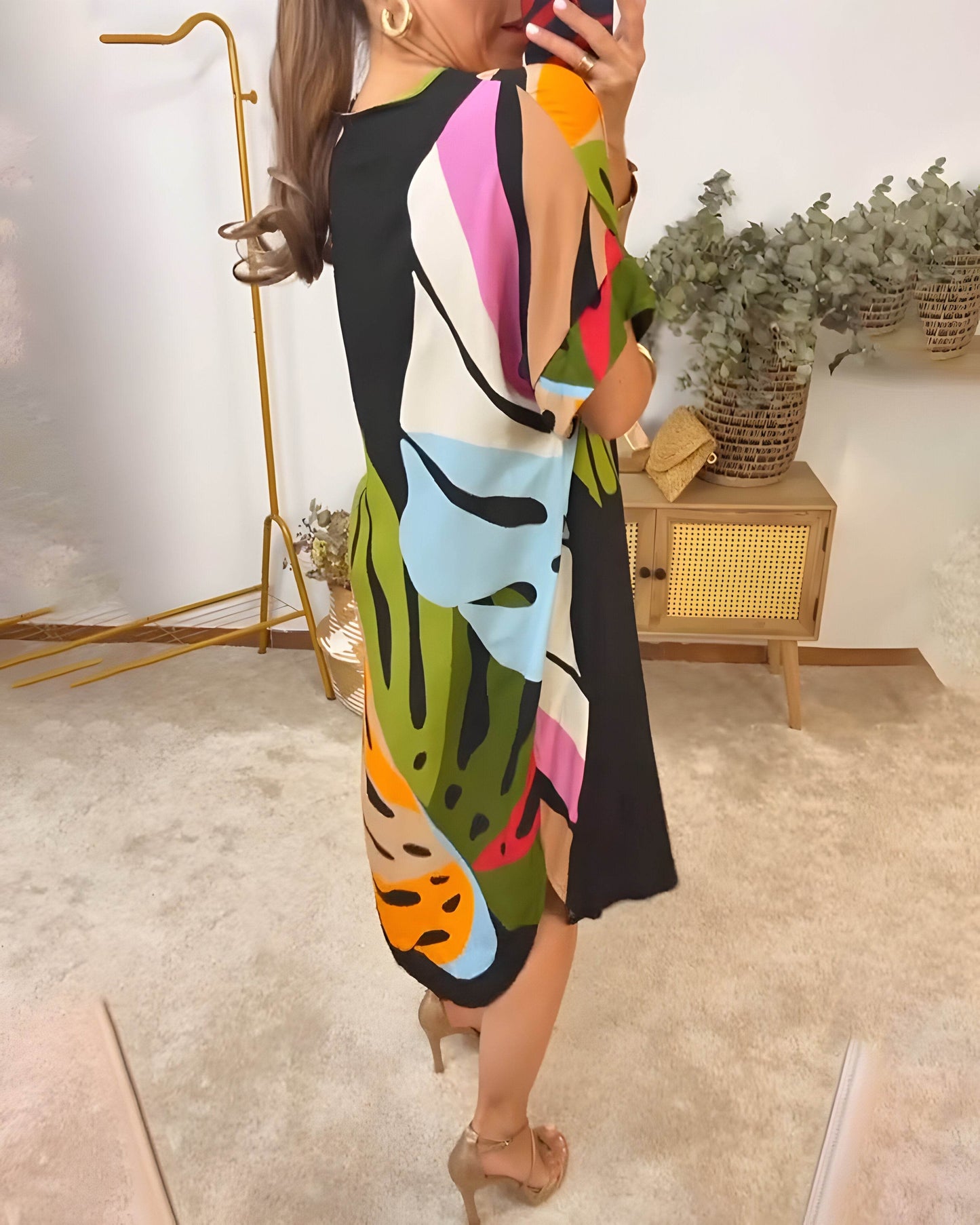 Rosaline™ - Colored casual dress