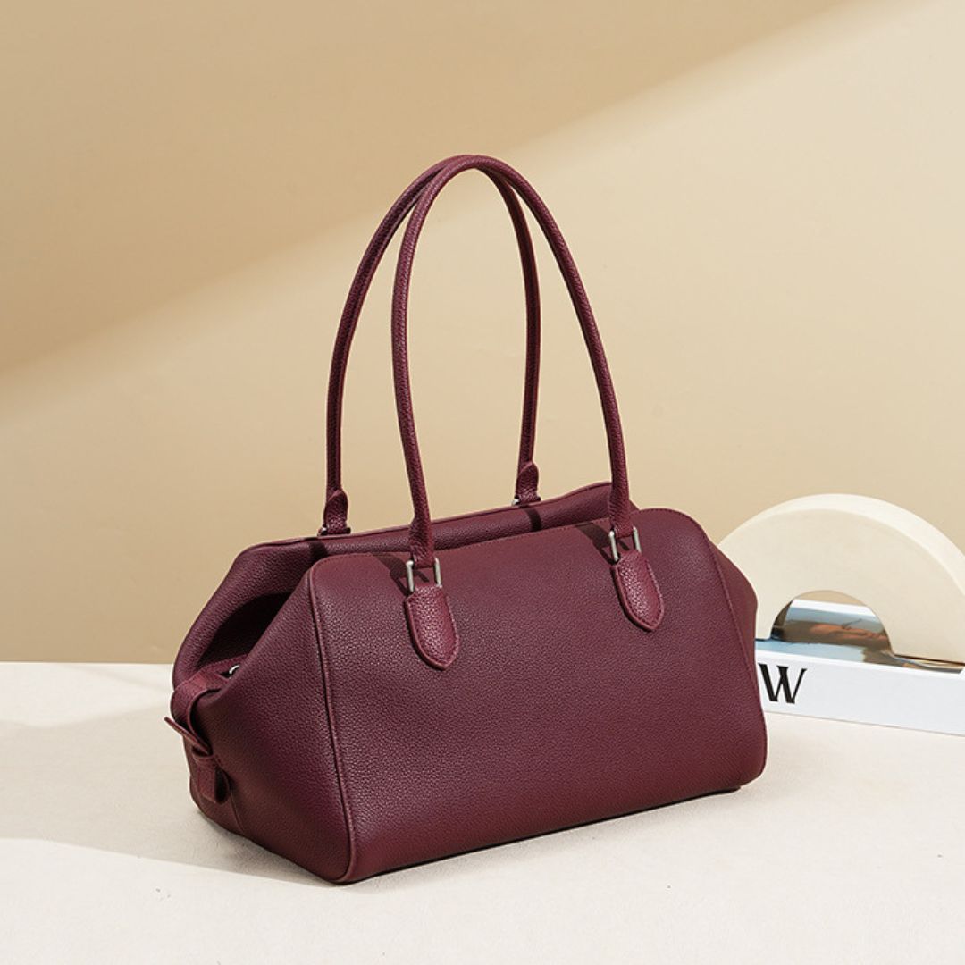 Crimson Echo Handbag