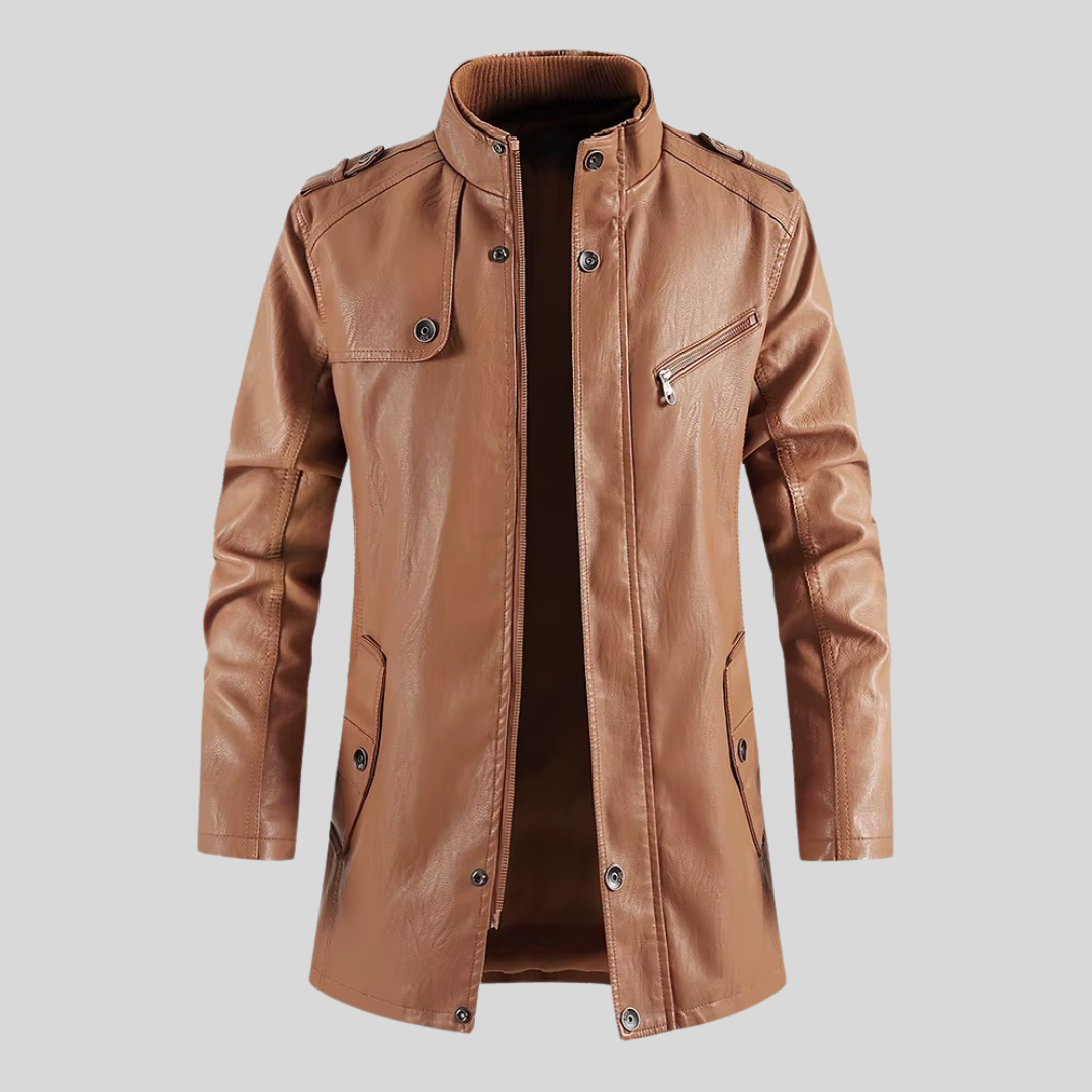 LE MANTEAU EN CUIR HENDRIX