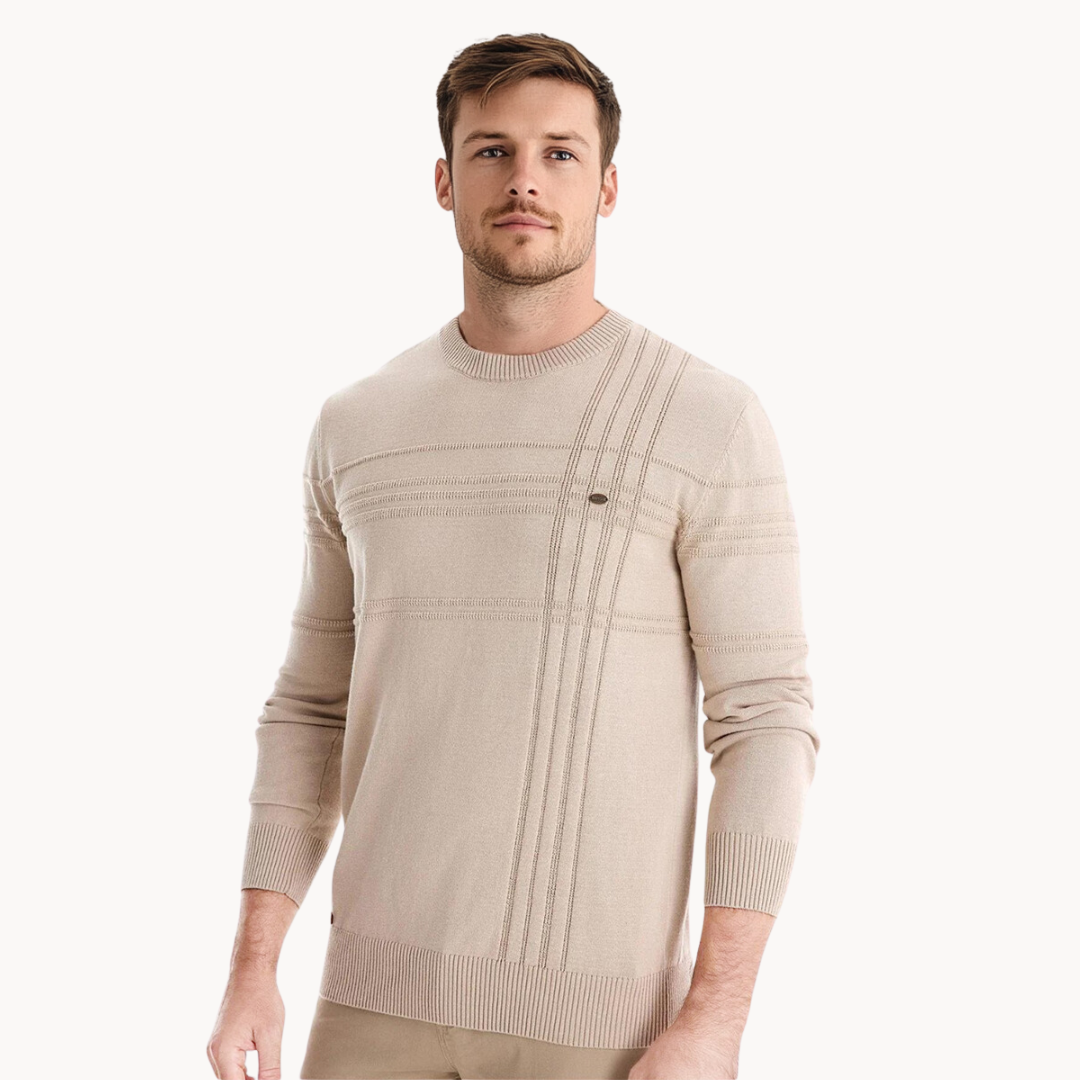 Koelman | Stijlvolle herenpullover met ruitdesign
