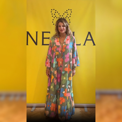 Luna™ - Fall Floral Dress