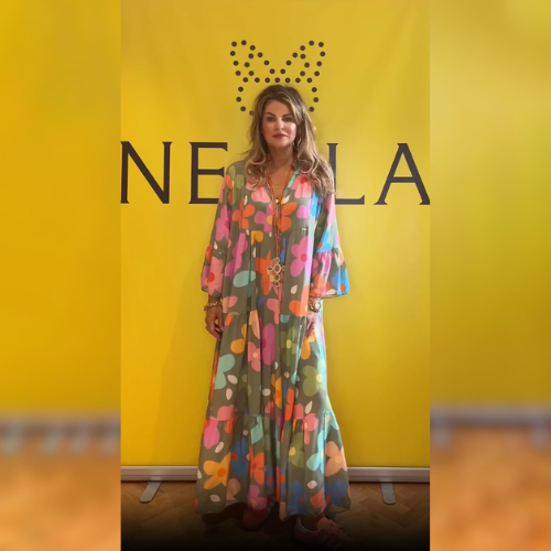 Luna™ - Fall Floral Dress