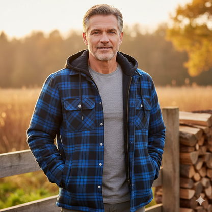 Arend™ – Warm Men's Coat Made of Premium Wool Blend