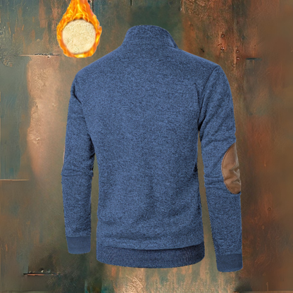 Hudson™ | Warm Fleece Sweatshirt with Button Closure