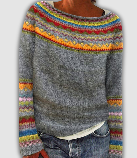 Alexis - Comfortable Retro Sweater