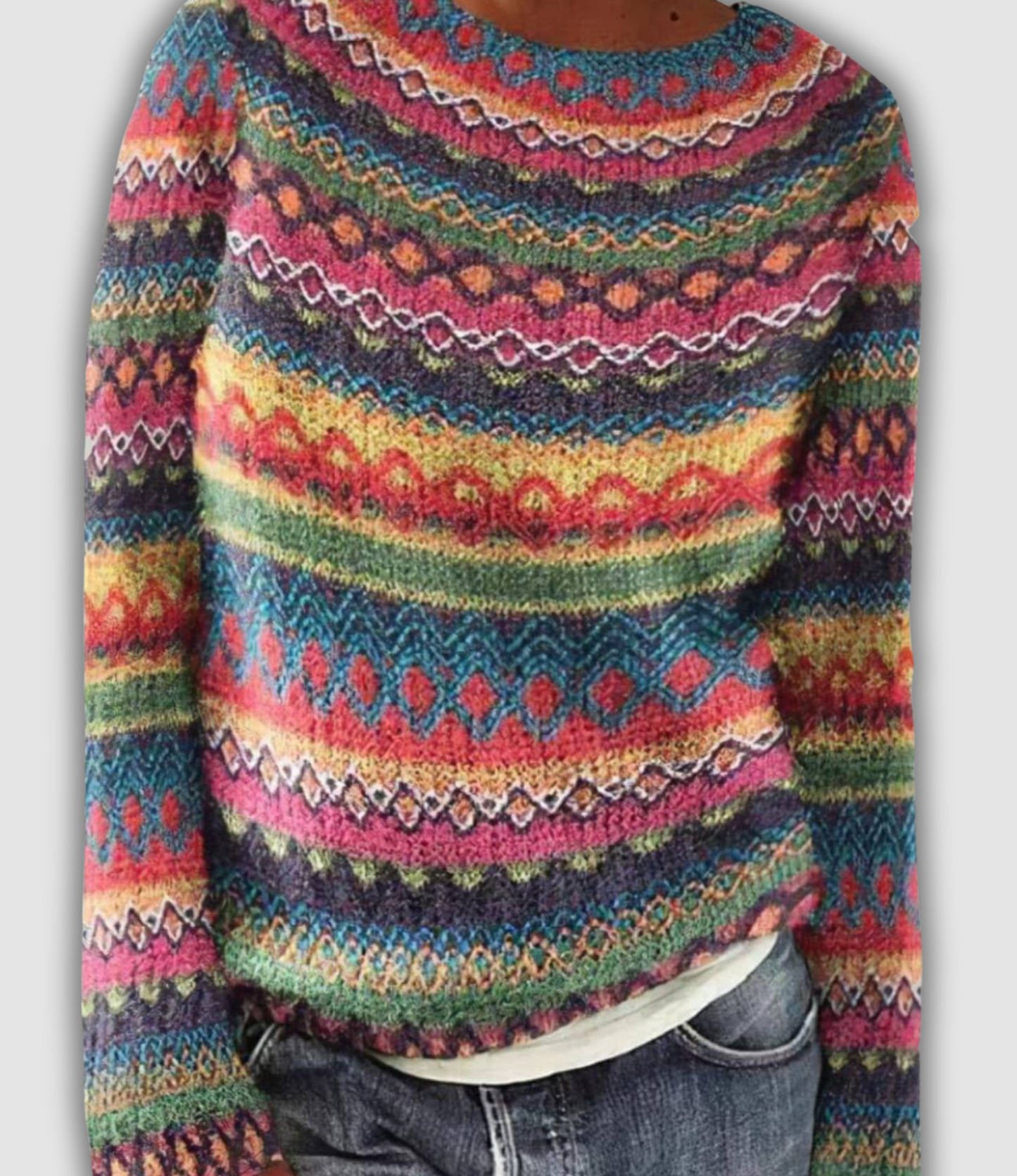 Brooklyn -  Cozy Retro Sweater