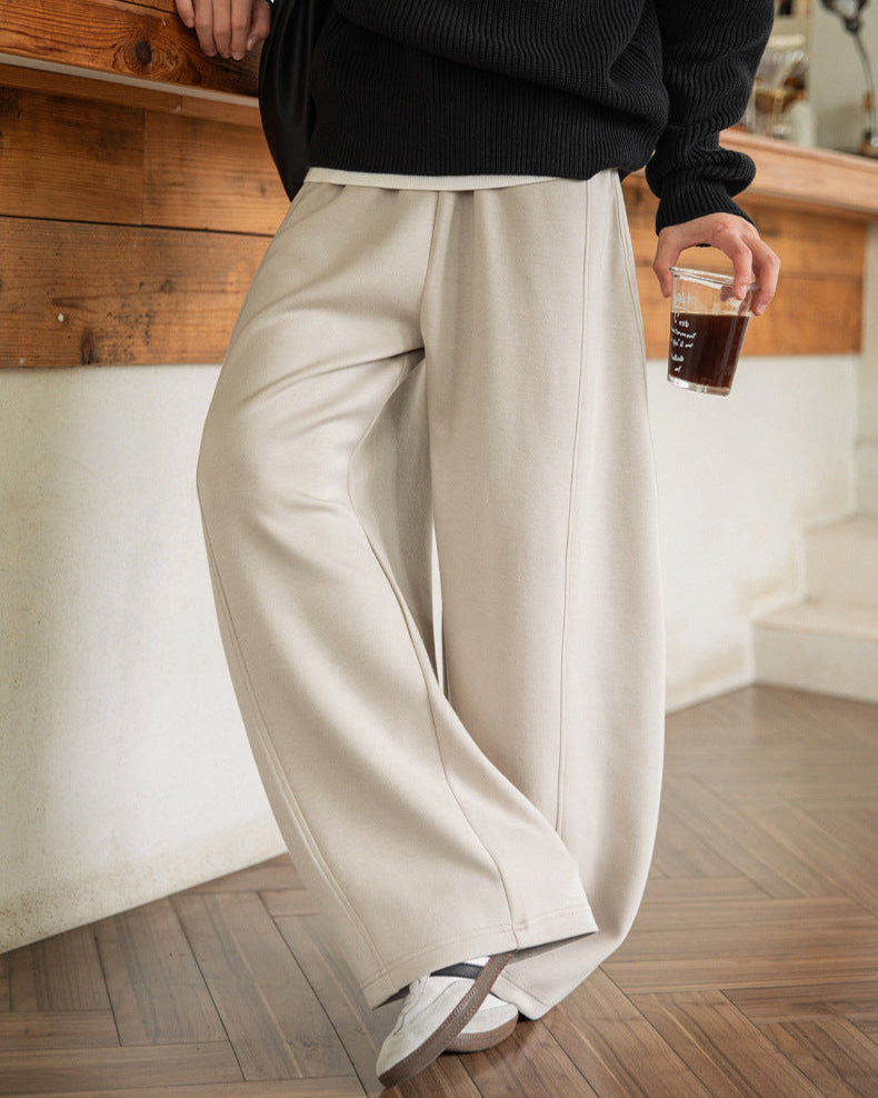 Wide-Leg Relaxed Fit Sweatpants