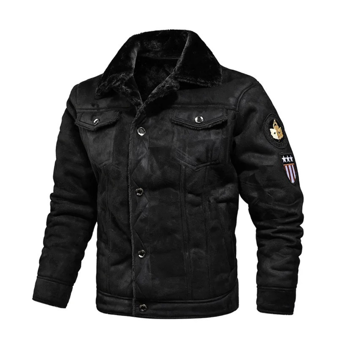 Noxar™ | Men’s Warm & Versatile Leather Jacket