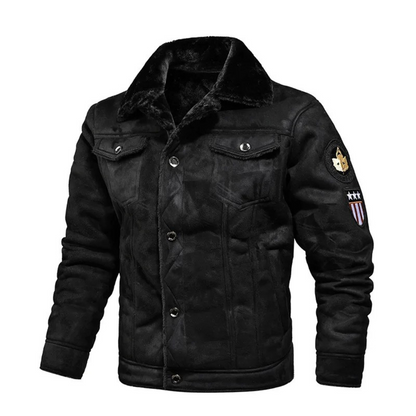 Noxar™ | Men’s Warm & Versatile Leather Jacket