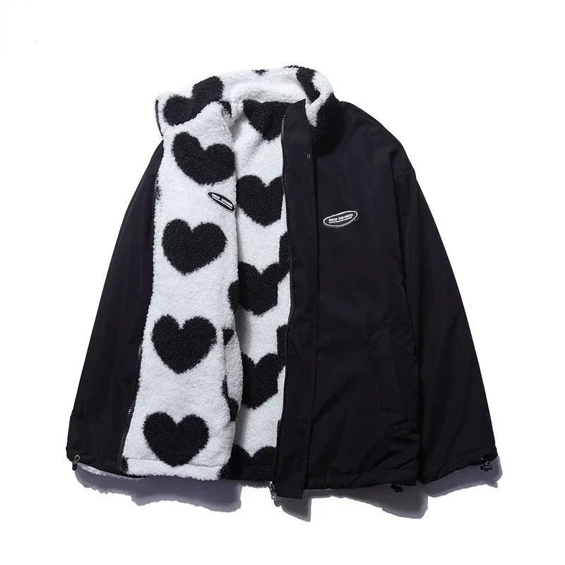 Kanika - Reversible Heart Print Jacket