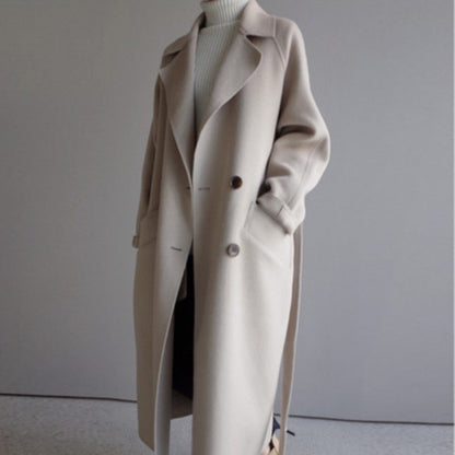 Celeste | Long Wool Coat with Class