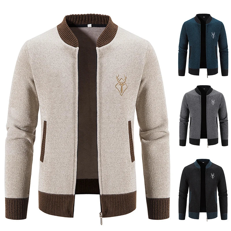 Knitted Men's Cardigan