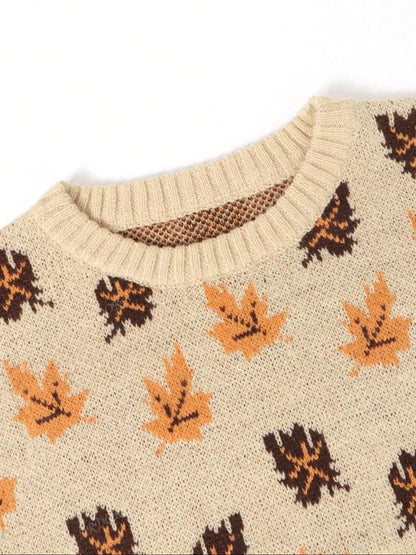 Verðandi | Vintage Icelandic Maple Leaf Jumper