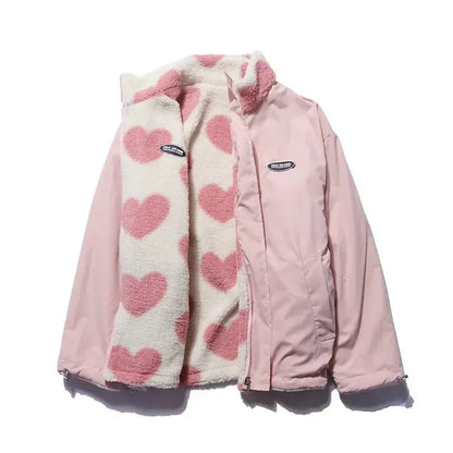Kanika - Reversible Heart Print Jacket