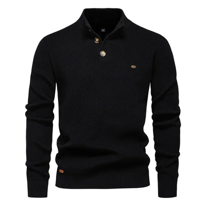 Damien™ | Pull Col Haut Élégant