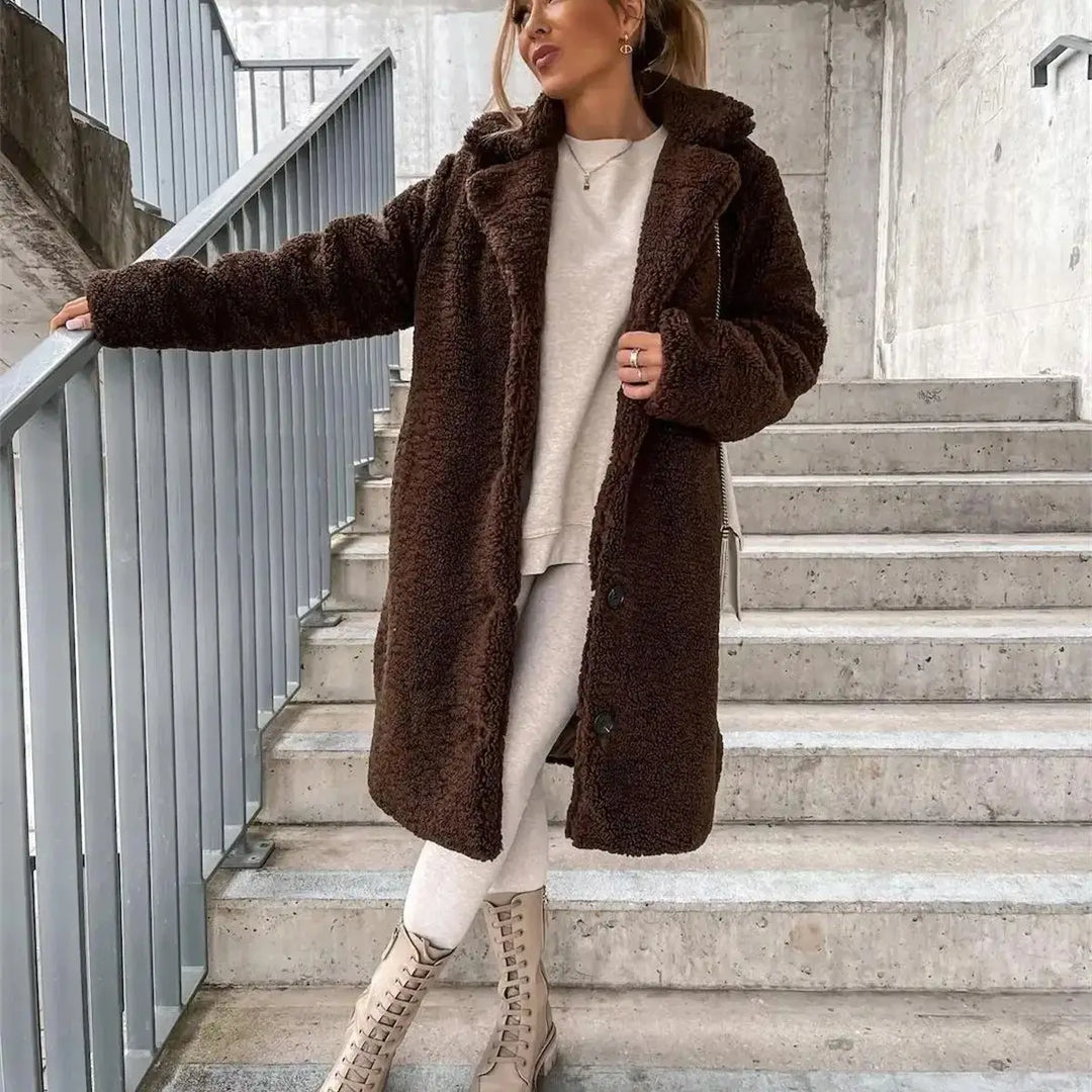 Monica - Stylish Teddy Coat