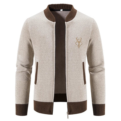 Knitted Men's Cardigan