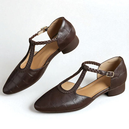 Kepa | Premium Leather-finish Material Mary Janes