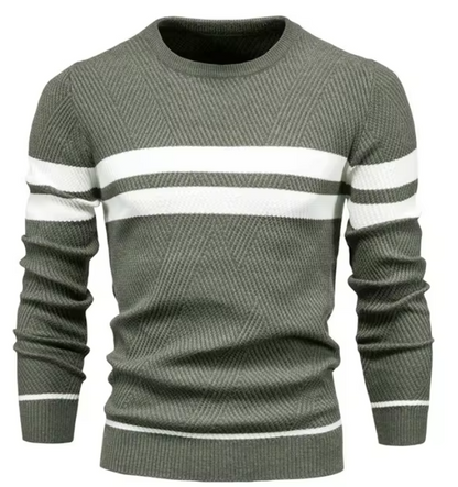 Koelman | Stijlvolle herenpullover met visgraatpatroon
