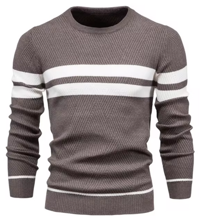 Koelman | Stijlvolle herenpullover met visgraatpatroon