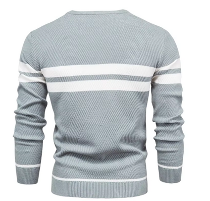 Koelman | Stijlvolle herenpullover met visgraatpatroon