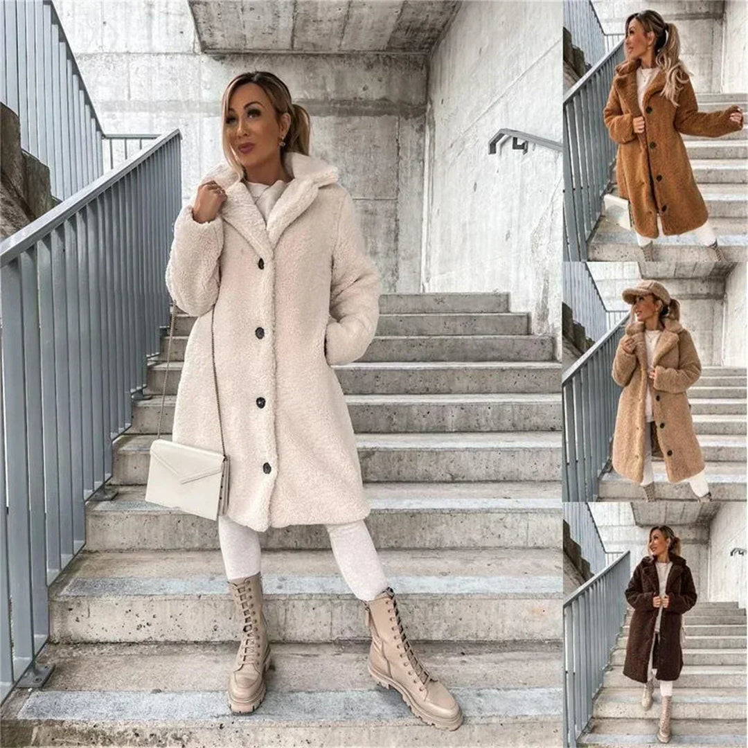 Monica - Stylish Teddy Coat