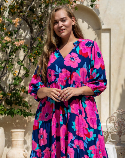 Elena™ - Elegant floral dress