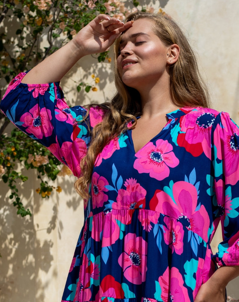 Elena™ - Elegant floral dress