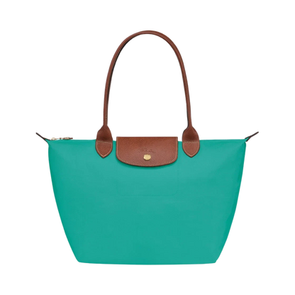 Longchamp - Large Le Pliage Tote, Turquoise
