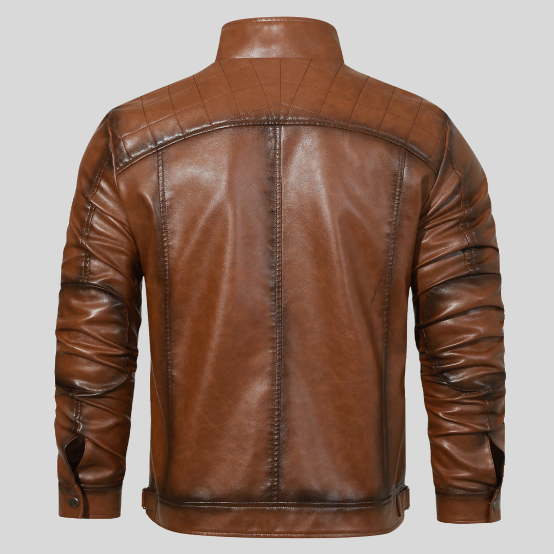 VESTE EN CUIR ROADSTER