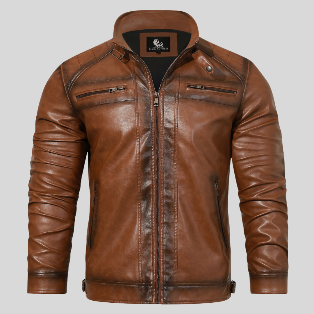VESTE EN CUIR ROADSTER