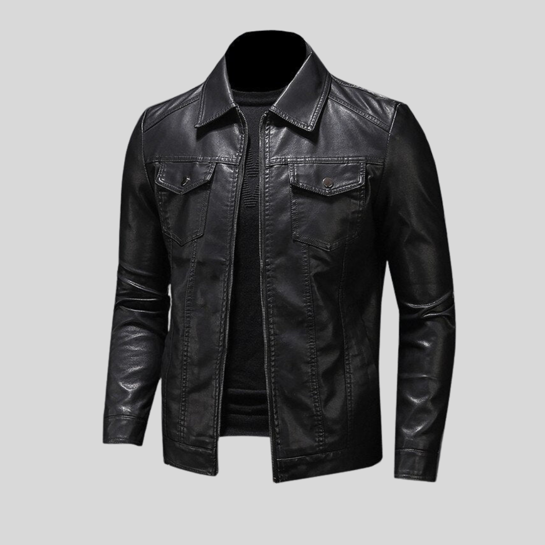 VESTE EN CUIR ALESSANDRO