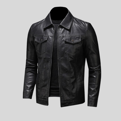 VESTE EN CUIR ALESSANDRO