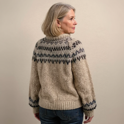 Linda | Vintage Handcrafted Icelandic Jumper