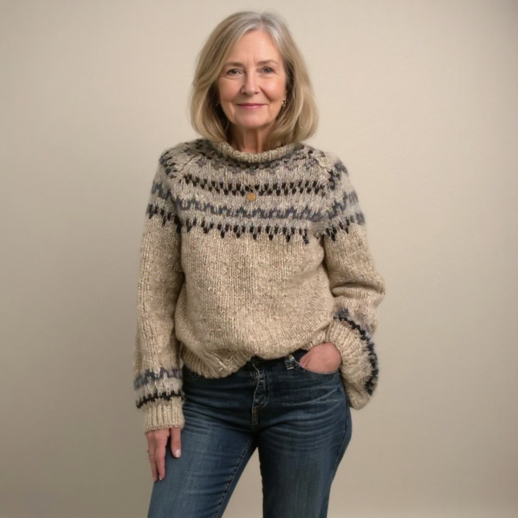 Linda | Vintage Handcrafted Icelandic Jumper