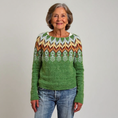 Classic Icelandic Wool Knit Sweater