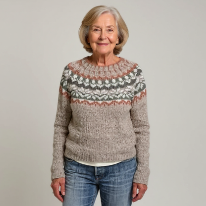 Classic Icelandic Wool Knit Sweater