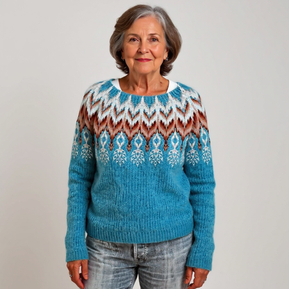 Classic Icelandic Wool Knit Sweater