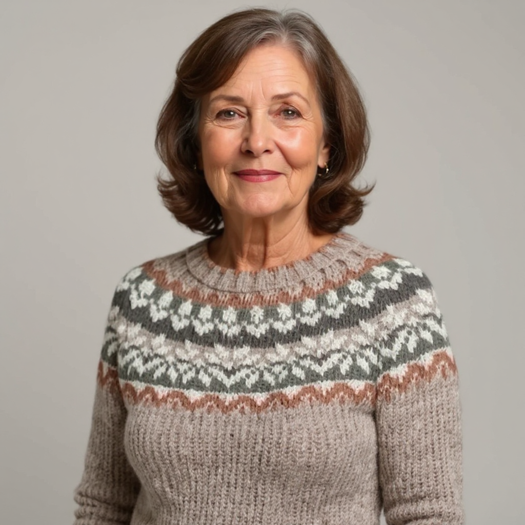 Classic Icelandic Wool Knit Sweater