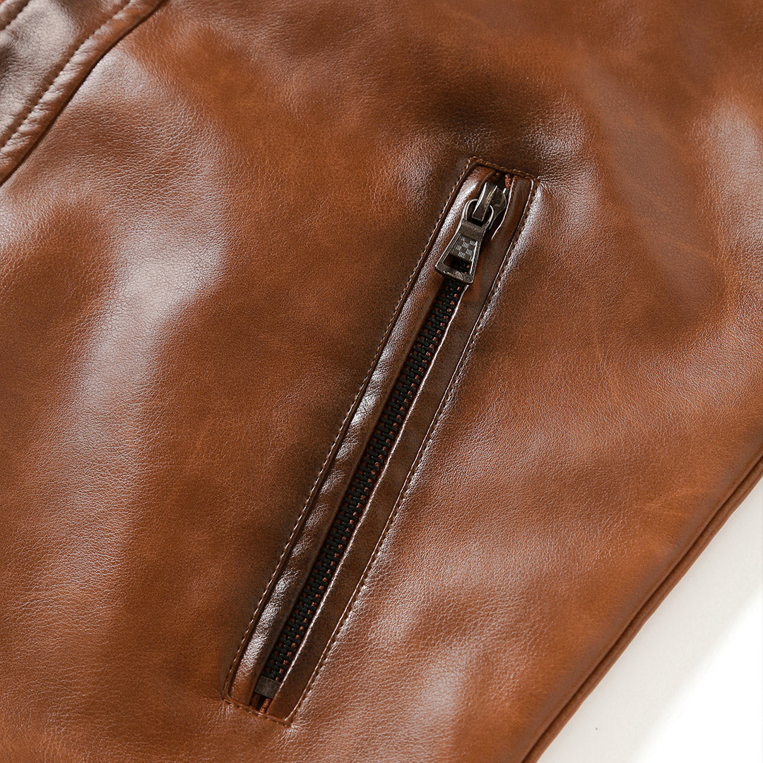 VESTE EN CUIR ROADSTER