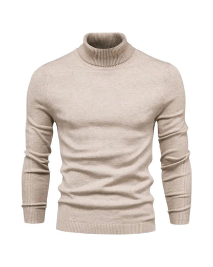 René™ | Pull Col Roulé en Laine Mérinos